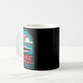 Lake Norman Retrobootfahren Nc Kaffeetasse (Vorderseite Links)