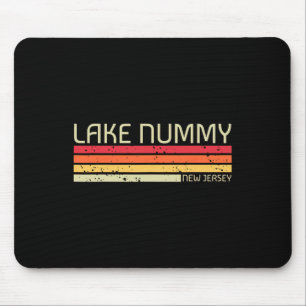 Lake Nummy New Jersey Lustiges Angeln Camping Somm Mousepad