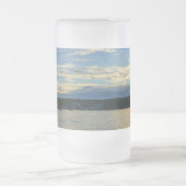 Lake Of The Ozarks Blue Sunset Frosted Glass Beer  Mattglas Bierglas (Mittel)