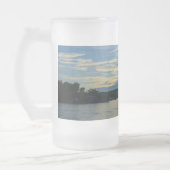 Lake Of The Ozarks Blue Sunset Frosted Glass Beer  Mattglas Bierglas (Links)