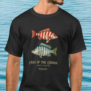 Lake of the Ozarks Missouri Fisch   T-Shirt