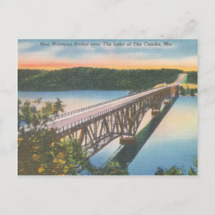 Lake of the Ozarks Vintage Niangua Bridge Postkart Postkarte