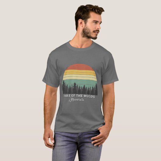Lake of the Woods Minnesota T-Shirt (Vorne ganz)