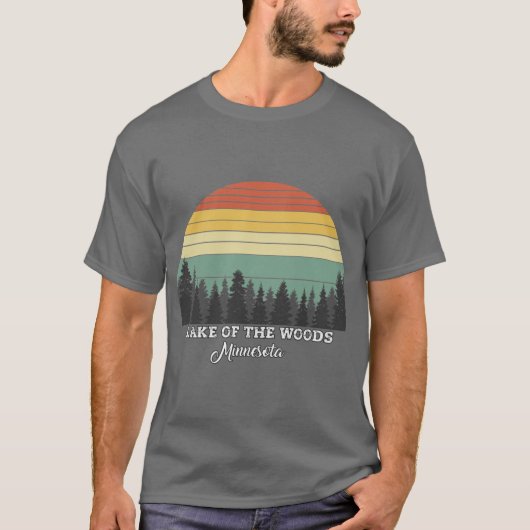 Lake of the Woods Minnesota T-Shirt (Vorderseite)