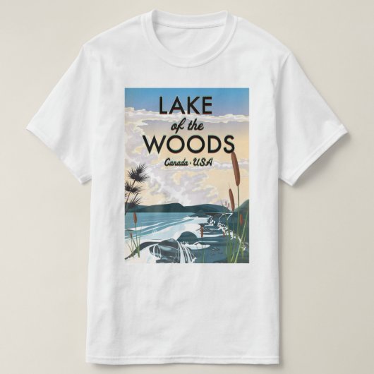Lake of the Woods USA canada T-Shirt (Design vorne)