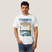Lake of the Woods USA canada T-Shirt (Vorne ganz)
