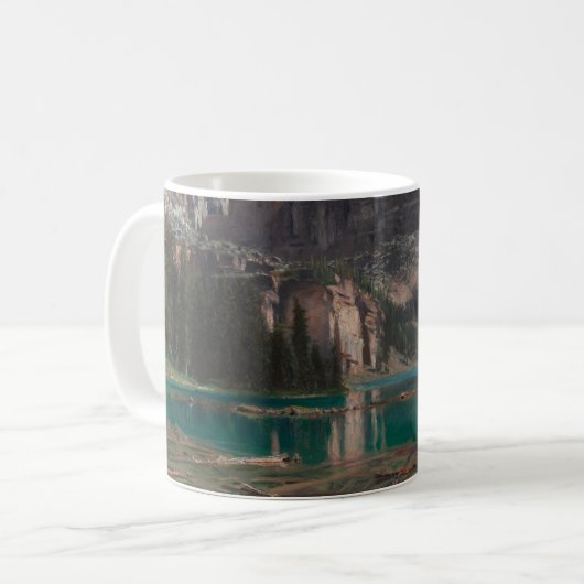 Lake O'Hara von John Singer Sargent, Viktorianisch Kaffeetasse (Vorderseite Links)