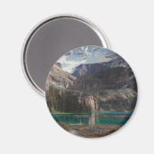Lake O'Hara von John Singer Sargent, Viktorianisch Magnet (Vorderseite/Rückseite)