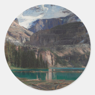 Lake O'Hara von John Singer Sargent, Viktorianisch Runder Aufkleber