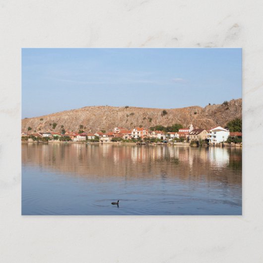 Lake Ohrid, Albanien Postkarte (Vorderseite)