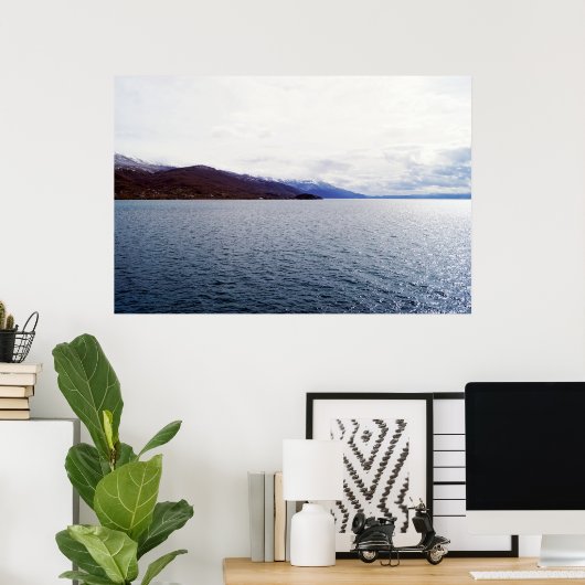 Lake Ohrid Poster (Heimbüro)