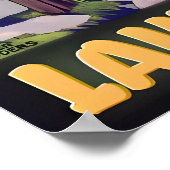 Lake Ontario Retro Roger Broders Travel Poster New (Ecke)