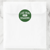 Lake Orion - Dragons - Hoch über dem Lake Orion Runder Aufkleber (Tasche)