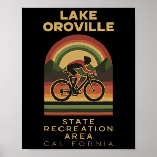 Lake Oroville State Recreation Area Mountainbiken Poster