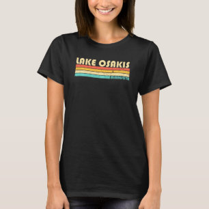 Lake Osakis Minnesota Lustiges Angeln Camping Somm T-Shirt