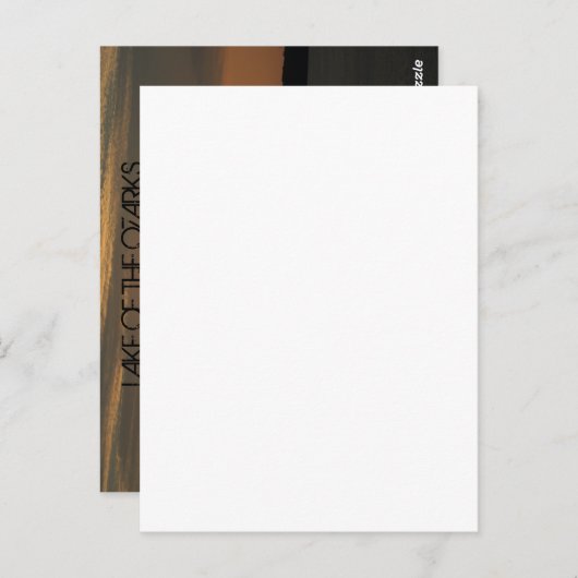 LAKE OZARK POSTCARD POSTKARTE (Vorne/Hinten)