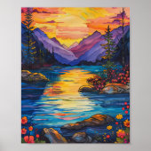 Lake Painting Poster (Vorne)