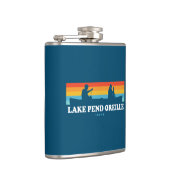 Lake Pend Oreille Idaho Canoe Flachmann (Rechts)