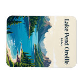 Lake Pend Oreille Idaho Magnet (Horizontal)