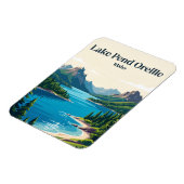Lake Pend Oreille Idaho Magnet (Linke Seite)