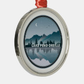 Lake Pend Oreille Idaho Reflektion Ornament Aus Metall (Rechts)