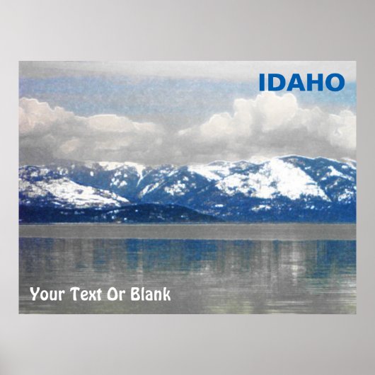 Lake Pend Oreille Winter Poster (Vorne)