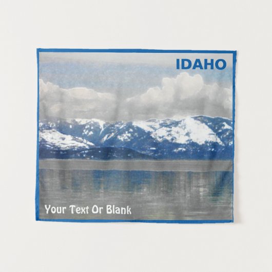 Lake Pend Oreille Winter Wandteppich (Vorderseite (Horizontal))