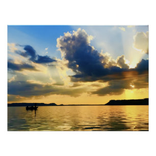 Lake Pepin Sonnenuntergang Poster
