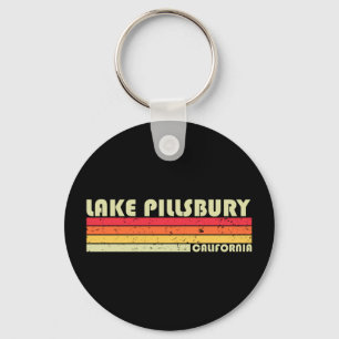 Lake Pillsbury Kalifornien lustiges Angeln Camping Schlüsselanhänger