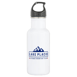 Lake Placid im Freien Edelstahlflasche