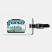 Lake Placid New York Deer Gepäckanhänger (Vorderseite horizontal)