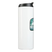 Lake Placid New York Deer Thermosbecher (Nach links gedreht)