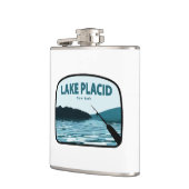 Lake Placid New York Fishing Rod Flachmann (Links)