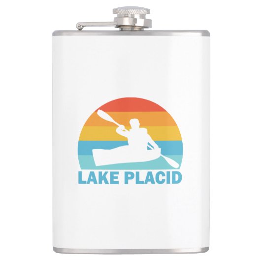 Lake Placid New York Kayak Flachmann (Vorderseite)