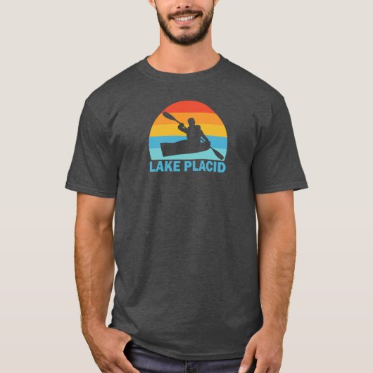 Lake Placid New York Kayak T-Shirt (Vorderseite)