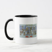 Lake Placid, New York - Large Letter Scenes Tasse (Links)