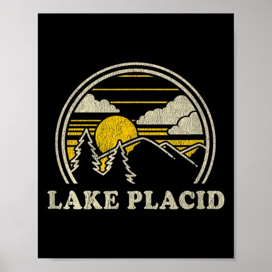 Lake Placid New York NY Poster (Vorne)