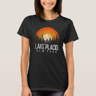 Lake Placid New York NY Retro Vintag 70er 80er 90s T-Shirt