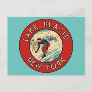 Lake Placid, New York - Postcard Postkarte