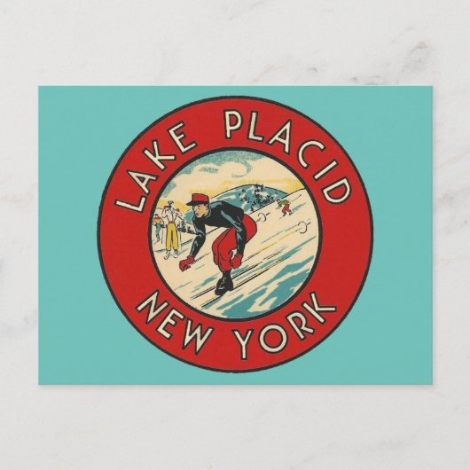Lake Placid, New York - Postcard Postkarte (Vorderseite)