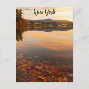 Lake Placid New York Postkarte
