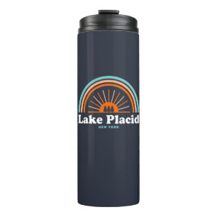 Lake Placid New York Regenbogen Thermosbecher
