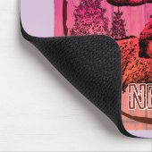 Lake Placid New York rustikale Elch Mousepad (Ecke)