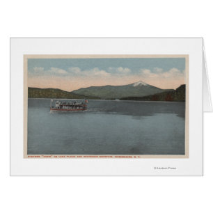 Lake Placid, NY - Ansicht des Dampfers Doris