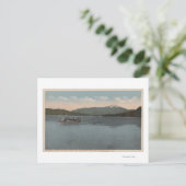 Lake Placid, NY - View of Steamer Doris Postkarte (Stehend Vorderseite)