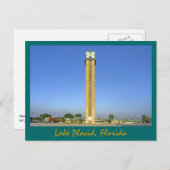 Lake Placid Tower- Lake Placid, Florida Postkarte (Vorne/Hinten)