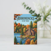 Lake Placid USA Postkarte (Stehend Vorderseite)