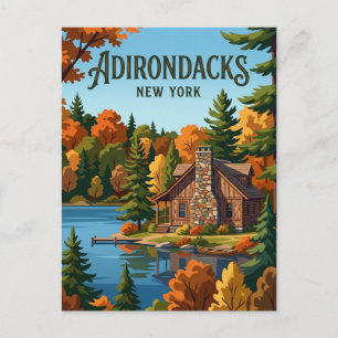 Lake Placid USA Postkarte