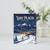Lake Placid USA Postkarte (Stehend Vorderseite)