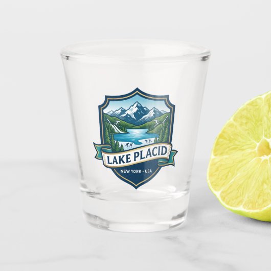 Lake Placid USA Schnapsglas (Vorderseite)